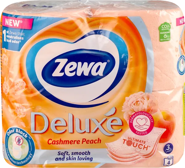 Toalet papir ZEWA Deluxe Peach breskva 4 komada