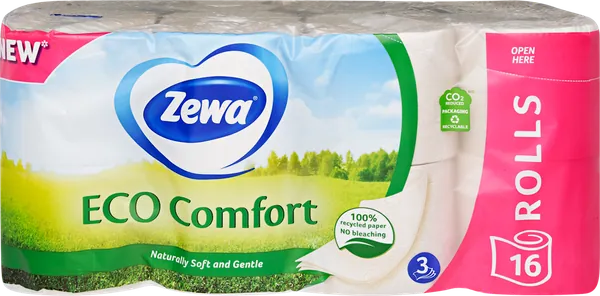 Toalet papir ZEWA eco comfort 3sloja 16kom