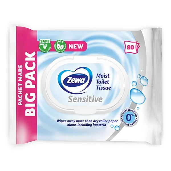 Toalet papir ZEWA vlažni sensitive 80kom