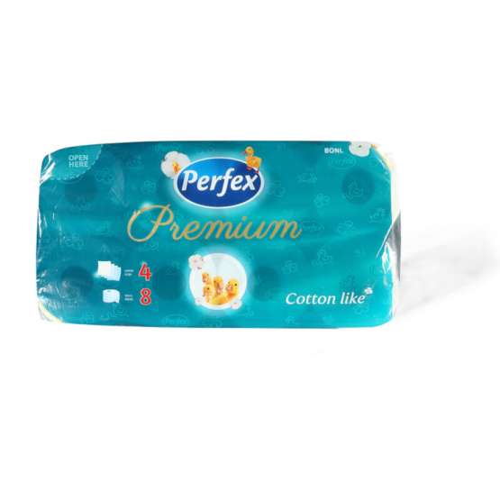 Toaletnipapir PERFEX četvoroslojni Cotton Premium 8/1