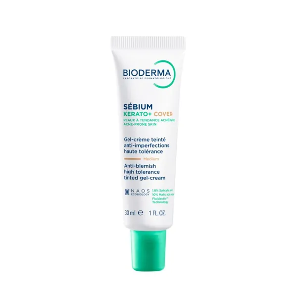 Tonirana krema za lice BIODERMA Sebium Kerato+ Cover-tonirana gel-krema, 30 ml