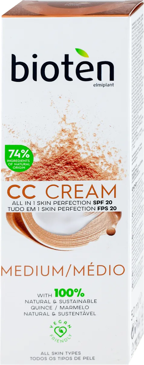 Tonirana krema za lice BIOTEN CC tamna nijansa 50 ml