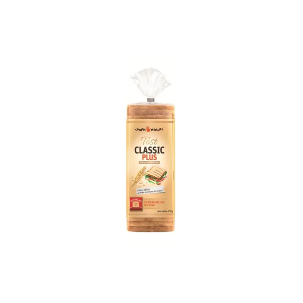 Tost hleb TVOJIH 5 MINUTA classic plus 750g
