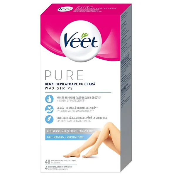 Trake za depilaciju VEET pure 40kom