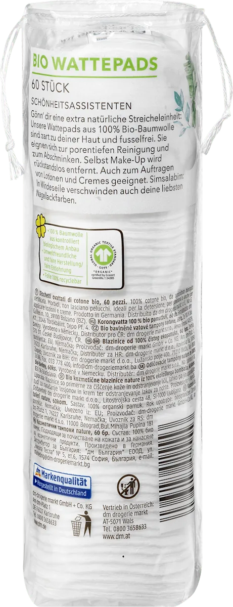 Tuferi EBELIN nature bio 60kom