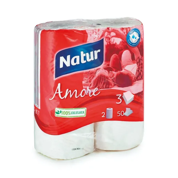 Ubrus NATUR Amore 3sloja 2kom