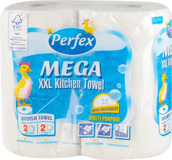 Ubrus PERFEX Mega dvoslojni 2/1