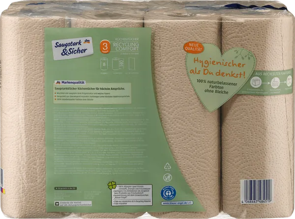 Ubrus SAUGSTARK&SICHER reciklirani 3sloja 8kom