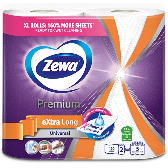 Ubrus  ZEWA Premium Extra long papirni 2 komada