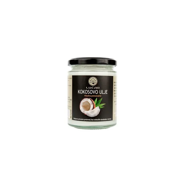 Ulje od kokosa LUČAR hladjeno cedjeno nerafin. 250g