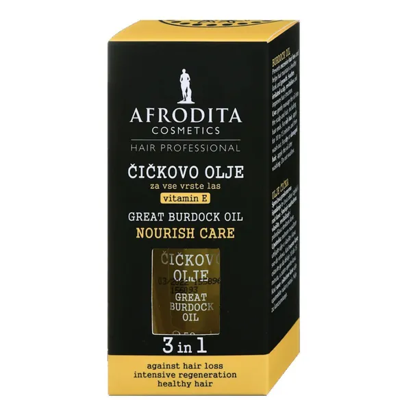 Ulje za kosu AFRODITA čičkovo ulje za sve tipove kose 50ml