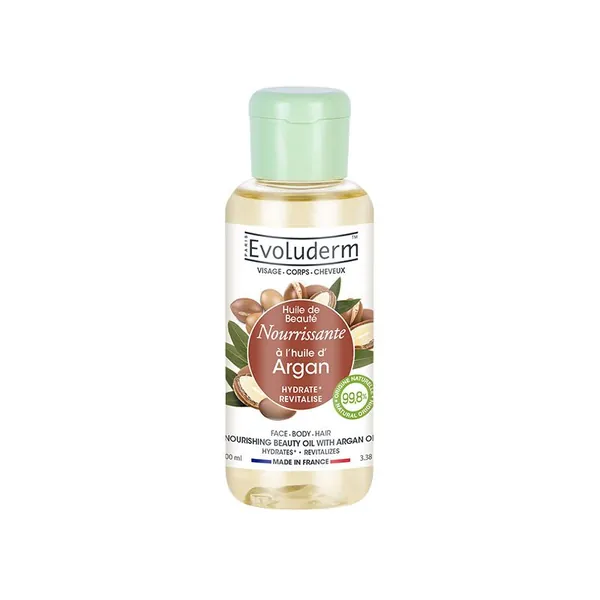 Ulje za kosu EVOLUDERM Argan Beauty oil za lice, telo i kosu 100ml