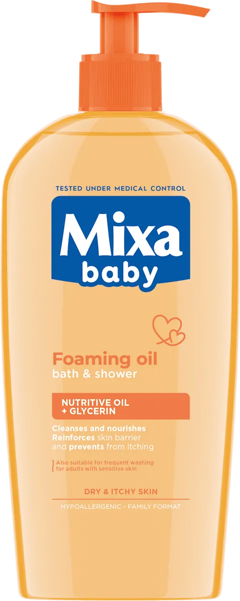 Ulje za kupanje i tuširanje MIXA Baby 400 ml