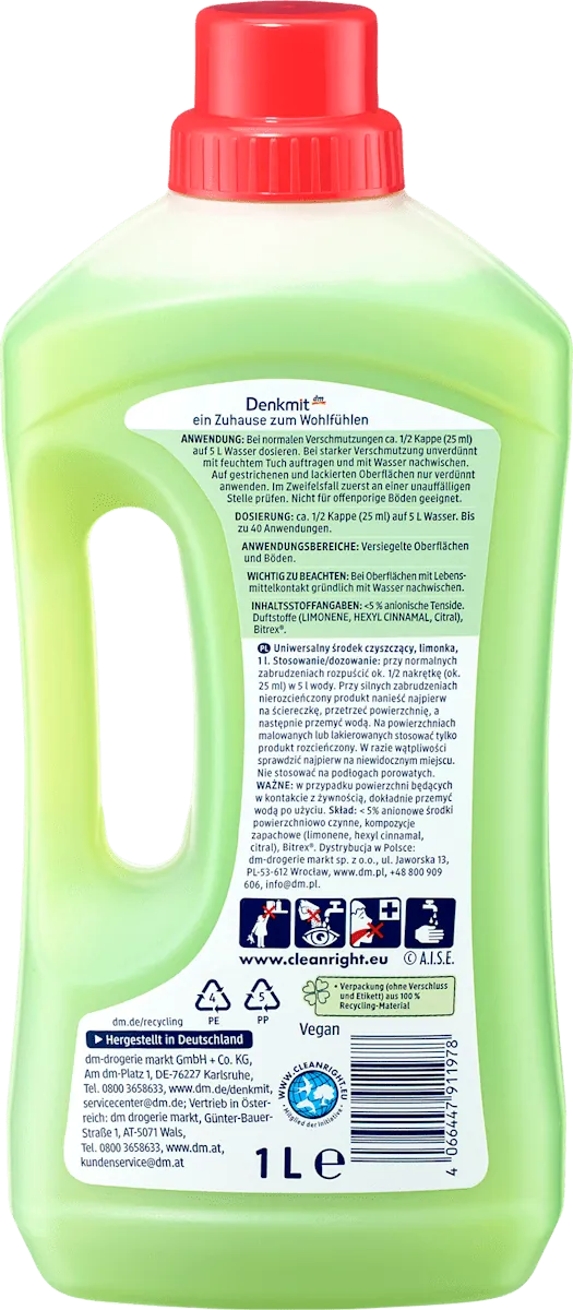 Univerzalno sredstvo DENKMIT za čišćenje limeta 1l