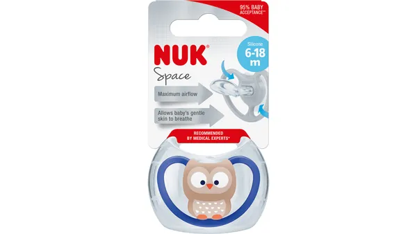 Varalica NUK silikonska Space 6-18 m