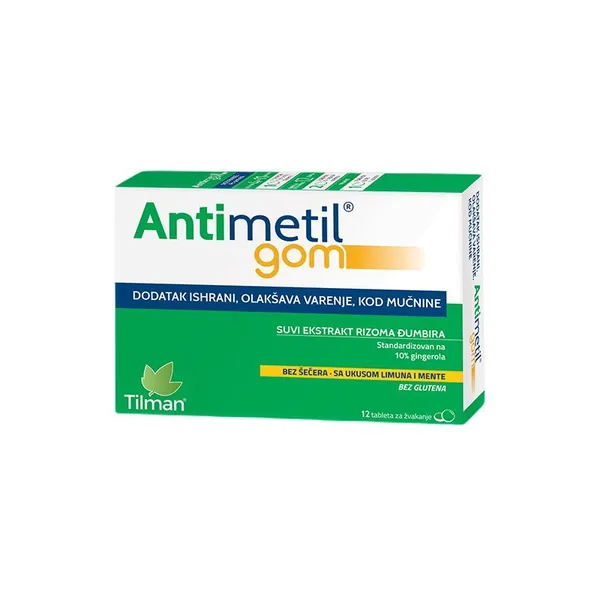 Varenje i probava 0 Antimetil Gom 12