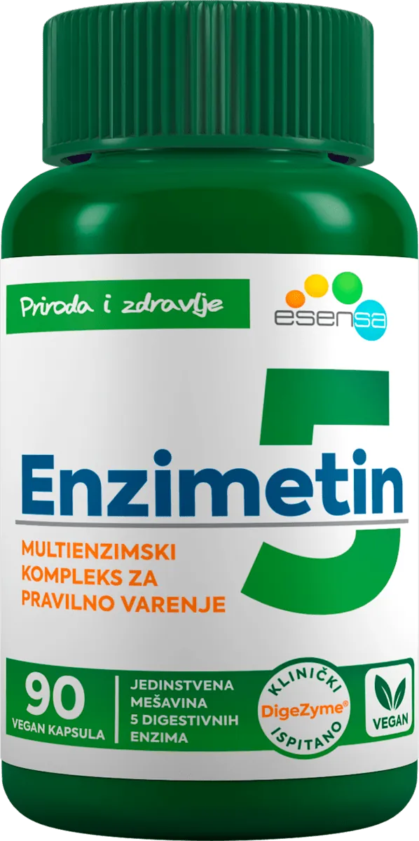 Varenje i probava ESENSA Enzimetin 5 90 kapsula, celasa
