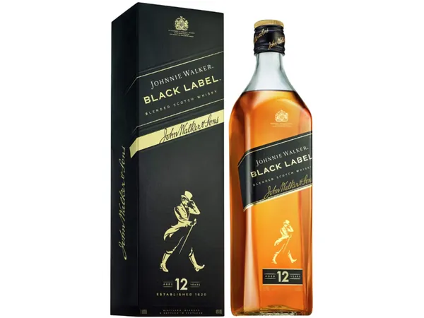Viski JOHNNIE WALKER Black label kutija 1l