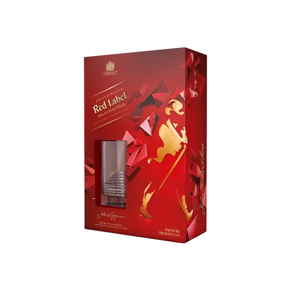 Viski JOHNNIE WALKER Red 0,7l + 2 čaše