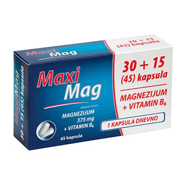 Vitamini i minerali DR.THEISS Maxi mag kapsule, 30+15 gratis