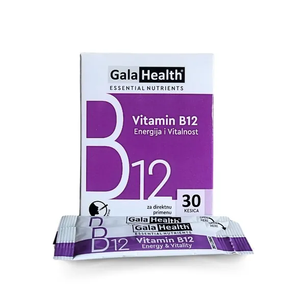 Vitamini i minerali GALAFARM Galahealth Vitamin B12 direkt 30 kesica