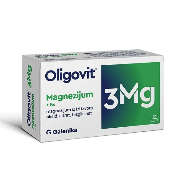 Vitamini i minerali GALENIKA A.D. BEOGRAD OligovitÂ® 3 Mg, kapsule