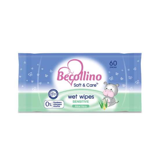 Vlažne maramice BECOLLINO Soft&Care Sensitive 60/1