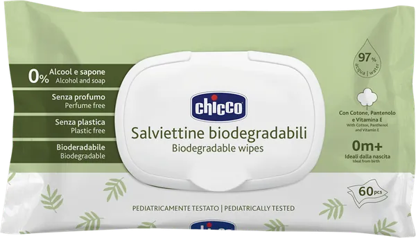 Vlažne maramice CHICCO biorazgradive 60kom