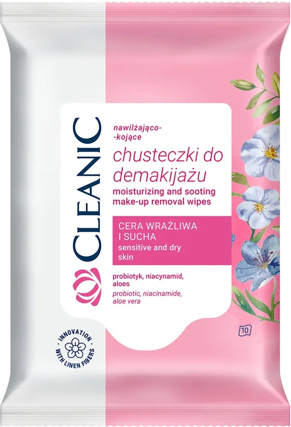 Vlažne maramice CLEANIC za skidanje šminke 10kom