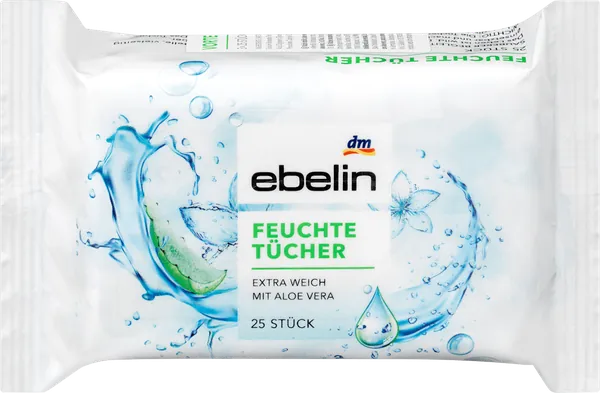 Vlažne maramice EBELIN aloe vera 75kom