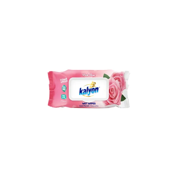 Vlažne maramice KALYON flower garden pink ruža 72kom