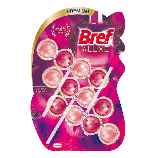 WC osveživač BREF DeLuxe Magnolia 3x50g