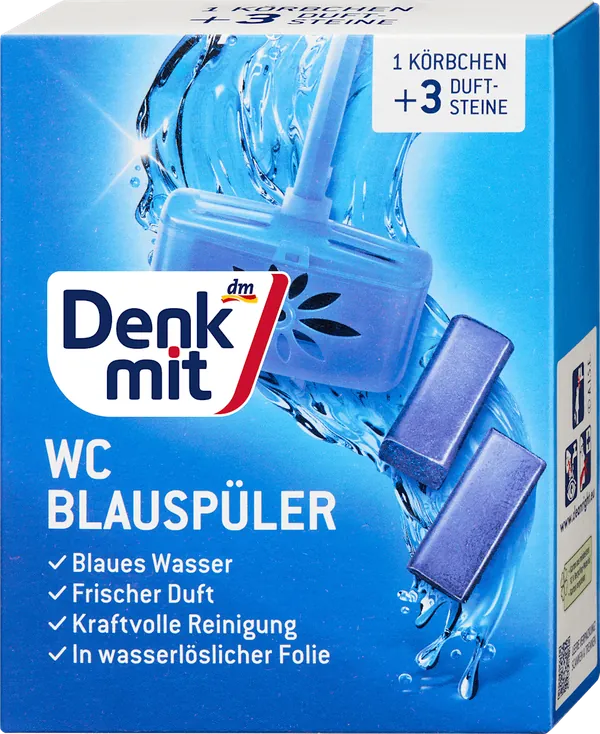 WC osveživač DENKMIT korpica i 2 dopune 120g