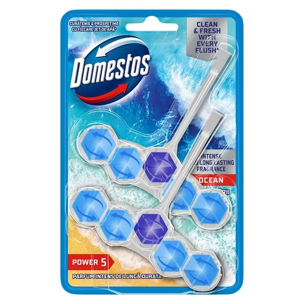 WC osveživač DOMESTOS power 5 ocean 2x50g