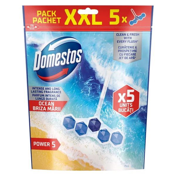 WC osveživač DOMESTOS power 5 ocean 5x50g