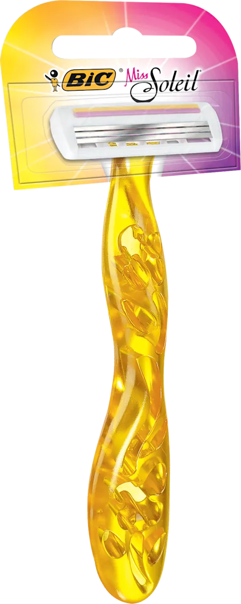Ženski brijač BIC Miss Soleil colour collection, sa 3 oštrice, 1 kom