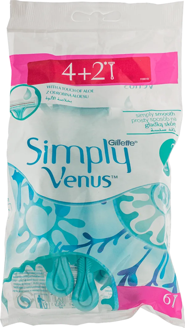 Ženski brijač GILLETTE VENUS 4+2