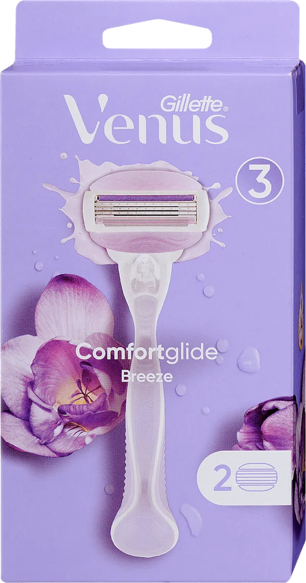 Ženski brijač GILLETTE VENUS Comfortglide Breeze brijač + dve dopune 1 kom