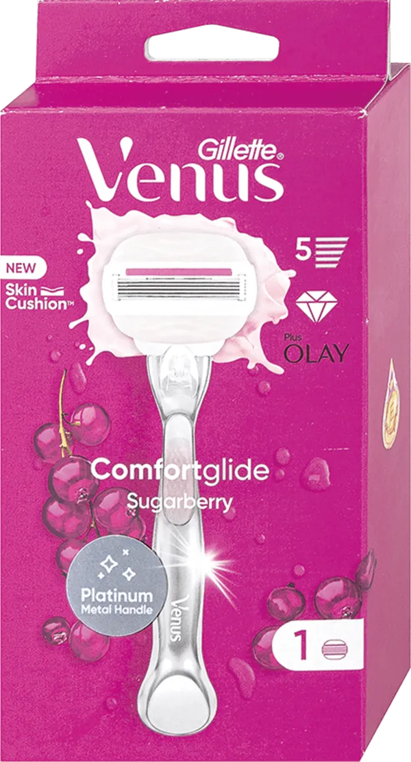 Ženski brijač GILLETTE VENUS comfortglide sugarberry 1kom