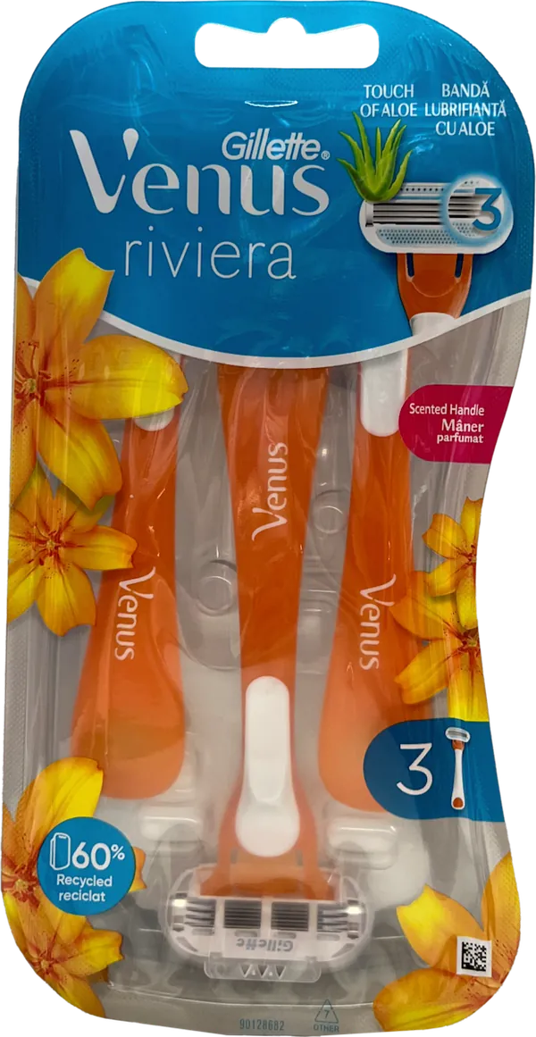 Ženski brijač GILLETTE VENUS Riviera 3kom