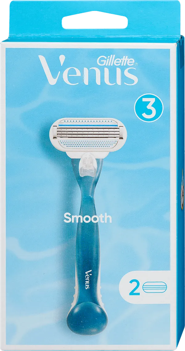 Ženski brijač GILLETTE VENUS Smooth Ženski brijač + 2 dopune za brijač, 1 kom
