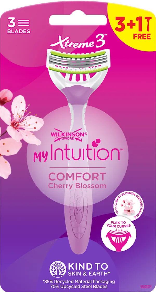 Ženski brijač WILKINSON Xtreme 3 Beauty 3+1 gratis